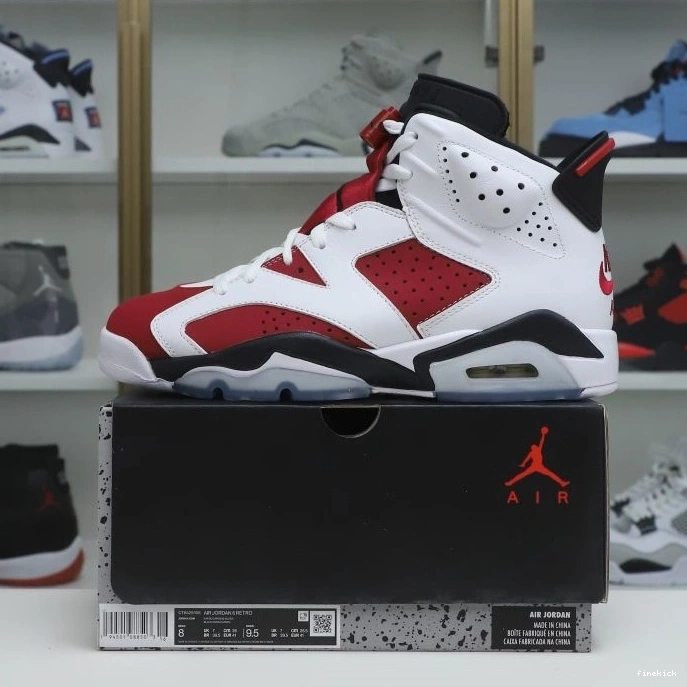6 'CARMINE' AIR JORDAN 2021 OG RETRO 0822